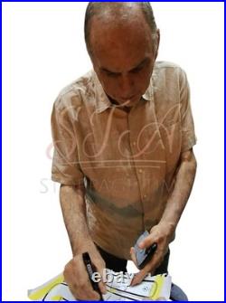 Hand Signed AVRAM GRANT Chelsea Retro Home Shirt Proof