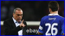 Hand Signed AVRAM GRANT Chelsea Retro Home Shirt Proof