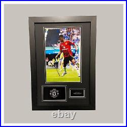 Hand Signed Amad Display Manchester United + Coa