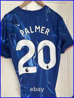 Hand Signed Cole Palmer Chelsea 24/25 Home Shirts