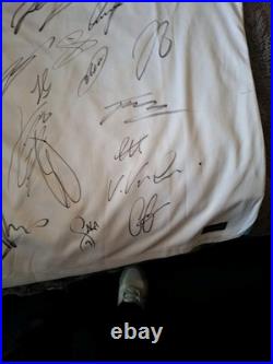 Hand Signed England Squad Shirt With Fa Coa