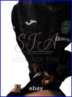 Hand Signed HIBERNIAN FC Football Anniversary Shirt Signed by 20 Proof