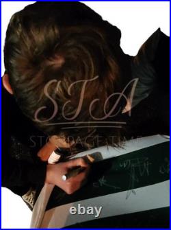 Hand Signed HIBERNIAN FC Football Anniversary Shirt Signed by 20 Proof