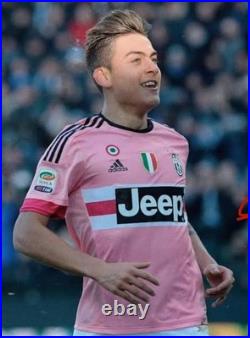 Hand Signed PAULO DYBALA Juventus Retro Away Shirt Proof