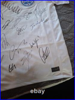 Hand Signed Squad England Shirt With Fa Coa