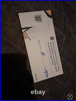 Hand Signed Squad England Shirt With Fa Coa