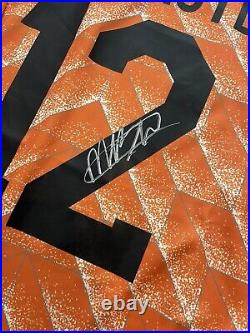 Hand Signed Van Basten Netherlands Holland Shirt With Coa Included