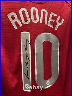 Hand Signed Wayne Rooney Man United RARE 2008 CHAMPIONS LEAGUE Shirt EXACT PROOF Hand Signed Wayne Rooney Man United RARE 2008 CHAMPIONS LEAGUE Shirt EXACT PROOF