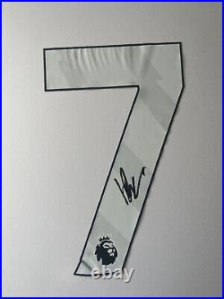 Hand signed 2022/2023 shirt number of LUIS DIAZ, LIVERPOOL FC, autograph