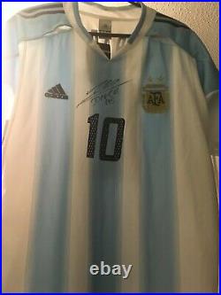 Hand signed Diego Maradona Argentina Shirt with COA