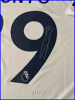 Hand signed wilfred gnonto leeds united shirt with COA