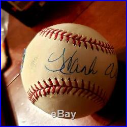 Hank Aaron Autographed Baseball Steiner COA Signed Ball