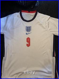 Harry Kane Signed England Shirt With COA Bayern Munich