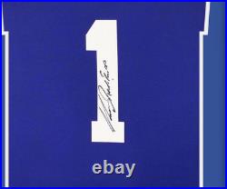 Harry Redknapp Signed Blue Player T- Shirt In A Framed DisplayPortsmouth Legend