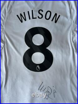 Harry Wilson Signed Football Shirt / Fulham Fc Photo Proof