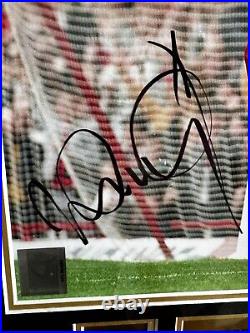 Ian Wright Official Arsenal Hand Signed Framed Photo Arsenal COA