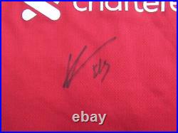 Ibrahima Konate Hand Signed 2022-2023 Liverpool Home Football Shirt Autograph
