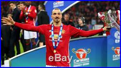 Ibrahimovic Signed Efl Cup Final Shirt 2017 Manchester United Not Match Worn