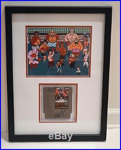 Iron Mike Tyson Signed Nintendo Punch Out Framed Video Game ASI Proof
