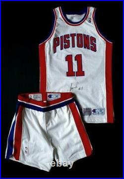 Isiah Thomas Game-worn Pistons Signed Jersey shorts team provenance
