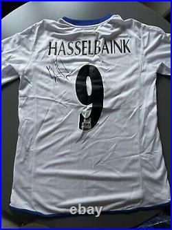 JIMMY FLOYD HASSELBAINK Chelsea Signed Shirt 2003COA