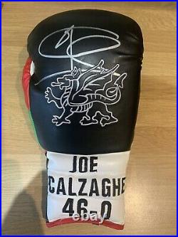 JOE CALZAGHE signed glove LIMITED EDITION