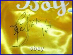 JSA Ric Flair Nature Boy Inscription Signed Autographed WWE Yellow Robe Wrestler