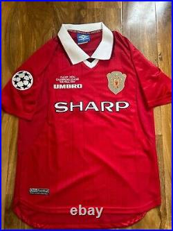 Jaap Stam Signed Manchester United Home Shirt With Coa Included