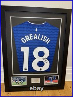 Jack Grealish Framed Signed Everton Home Shirt 2025/26 With COA