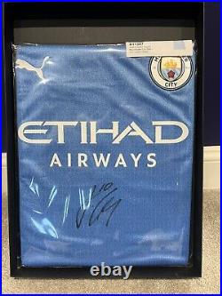 Jack Grealish Manchester City 2021-22 Signed Football Shirt with Authenticity