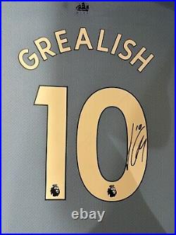 Jack Grealish Signed Manchester City Football Shirt
