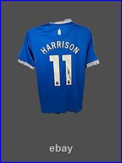 Jack Harrison Everton Signed 2023/24 Football Shirt COA