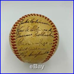 Jackie Robinson & Roy Campanella 1951 Brooklyn Dodgers Signed Baseball PSA DNA
