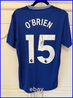 Jake O'Brien Signed Everton Home Shirt 2024/25 with COA