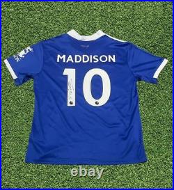 James Maddison Signed Leicester City 22/23 Shirt