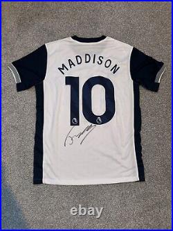 James Maddison Signed Tottenham Home Shirt