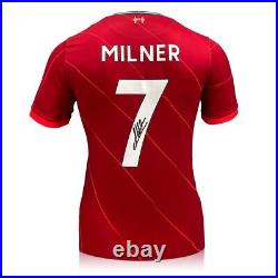 James Milner Signed Liverpool 2021-22 Football Shirt