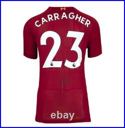 Jamie Carragher Signed Liverpool Shirt 2019-2020, Number 23 Gift Box
