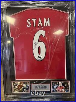 Japp Stam Signed United Shirt COA