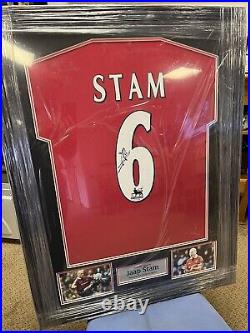 Japp Stam Signed United Shirt COA