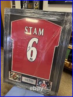 Japp Stam Signed United Shirt COA