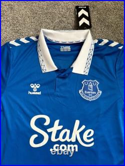 Jarrad Branthwaite #32 Hand Signed Everton Football Shirt COA Authentic Shirt