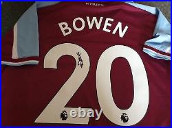 Jarrod Bowen SIGNED West Ham United 2021/22 Home Shirt BNWT PROOF