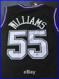 Jason Williams Signed Autographed Jersey Beckett Authenticated Kings Black