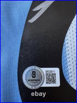 Javier Zanetti Signed Argentina Home Shirt Beckett Authentication