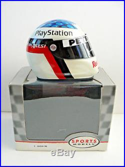 Jean Alesi SIGNED 1/2 half scale helmet, 1998 Sauber Formula 1, Bell Boxed COA