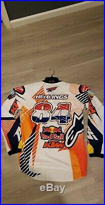 Jeffrey Herlings MX2 jersey MXGP Supercross Motocross Autographed signed