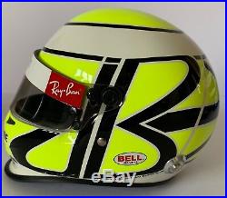 Jenson Button Hand Signed F1 1/2 Scale Helmet 2009 Brawn Very Rare