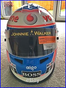 Jenson Button Signed Full Size Replica McLaren Helmet