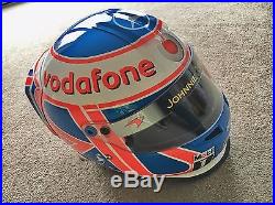 Jenson Button Signed Full Size Replica McLaren Helmet